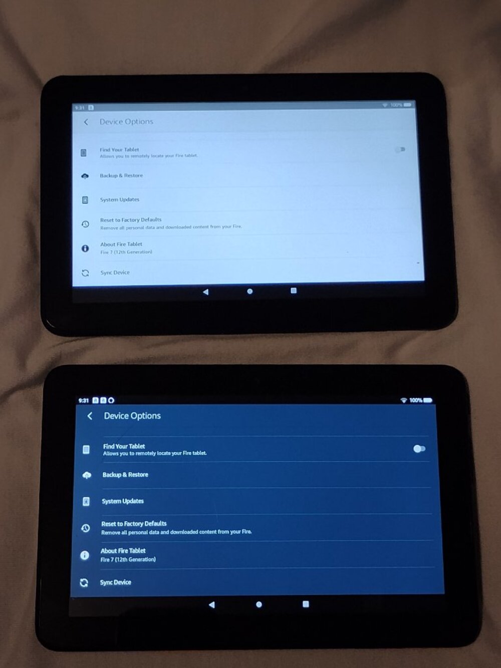 Two Amazon Fire Tablet's 7 (12 Generation 2022) - Picture 4 of 5